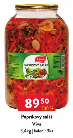 Qanto Viva paprikový salát nabídka