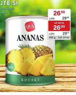 Qanto Qua ananas kousky nabídka