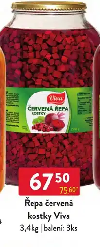 Qanto Řepa červená kostky Viva nabídka