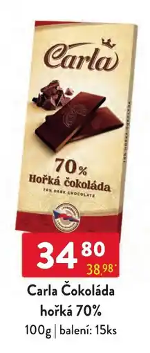 Qanto Carla Čokoláda hořká 70% nabídka