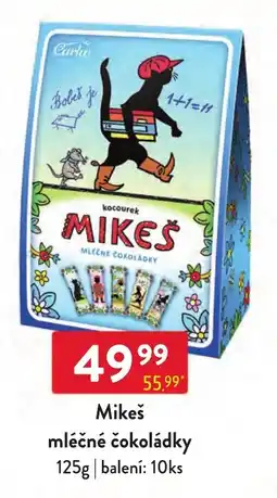 Qanto Mikeš mléčné čokoládky nabídka