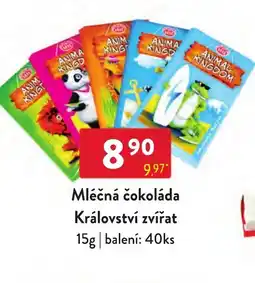 Qanto Animal kingdom mléčná čokoláda nabídka