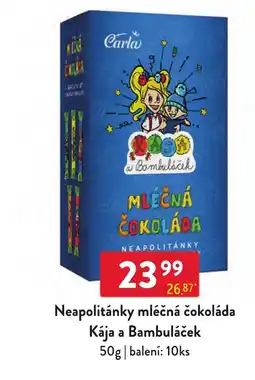 Qanto Carla mléčná čokoláda nabídka
