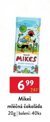 Qanto Mikeš mléčná čokoláda nabídka