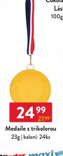 Qanto Medaile s trikolorou nabídka