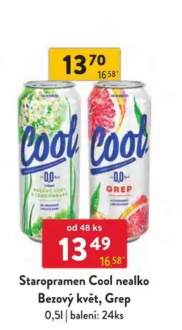 Qanto Staropramen Cool nealko nabídka