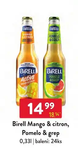 Qanto Birell mango & citron, pomelo & grep nabídka