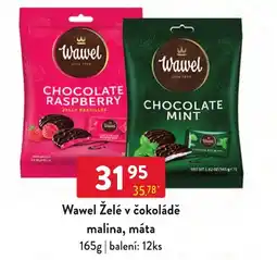 Qanto Wawel Želé v čokoládě malina, máta nabídka