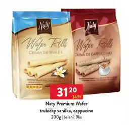 Qanto Naty Premium Wafer trubičky vanilka, cappucino nabídka