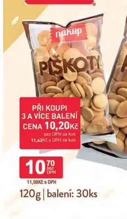 Qanto nakup piškoty nabídka