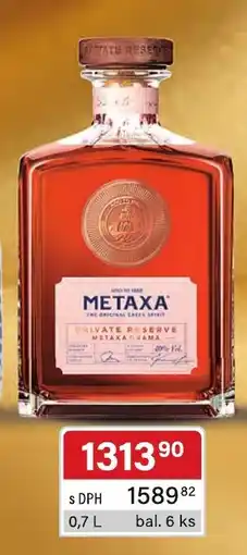 Qanto Metaxa private reserve nabídka