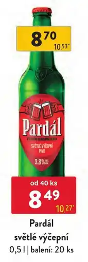 Qanto Pardál světlé výčepní nabídka
