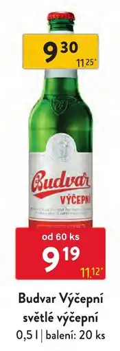 Qanto Budvar Výčepní světlé výčepní nabídka