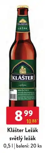 Qanto Klášter ležák světlý ležák nabídka