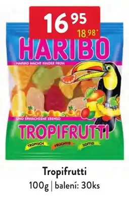 Qanto Haribo tropifruttí nabídka