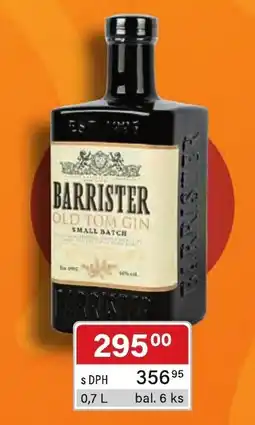 Qanto Barrister old tom gin nabídka