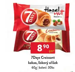 Qanto 7Days Croissant kakao, lískový oříšek nabídka