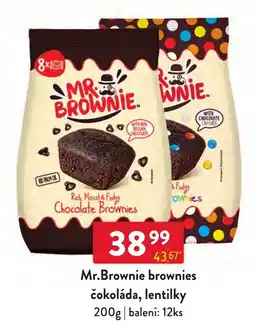 Qanto Mr.Brownie brownies čokoláda, lentilky nabídka