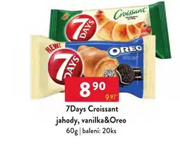 Qanto 7Days Croissant jahody, vanilka&Oreo nabídka