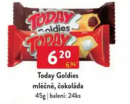 Qanto Today Goldies mléčné, čokoláda nabídka