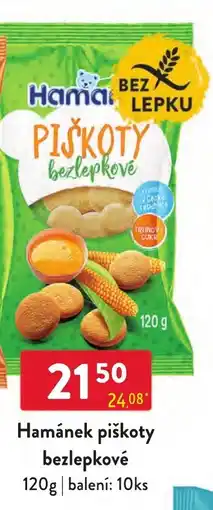 Qanto Hamánek piškoty bezlepkové nabídka