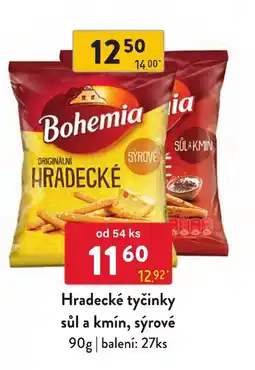 Qanto Bohemia sýrové tyčinky sůl a kmín nabídka