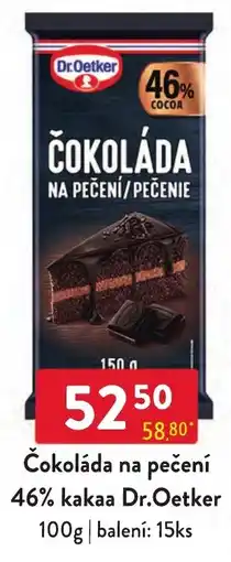 Qanto Dr.Oetker čokoláda na pečení nabídka