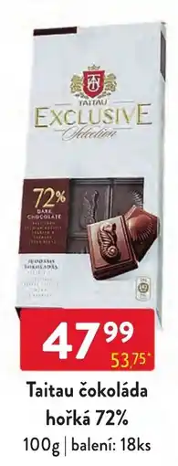 Qanto Taitau čokoláda hořká 72% nabídka