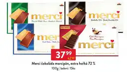 Qanto Merci čokoláda marcipán nabídka