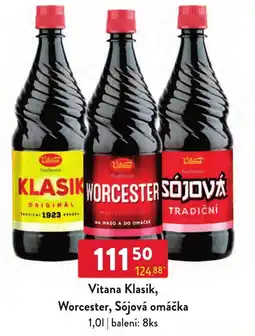 Qanto Vitana Klasik, Worcester, Sójová omáčka nabídka