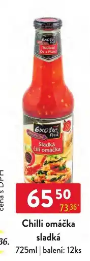 Qanto Exotic Food chilli omáčka sladká nabídka
