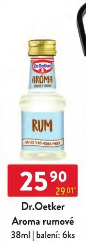 Qanto Dr.Oetker Aroma rumové nabídka