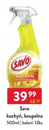 Qanto Savo kuchyň, koupelna nabídka