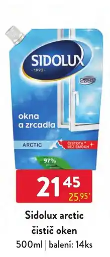 Qanto Sidolux arctic čistič oken nabídka