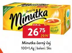 Qanto Minutka černý čaj nabídka