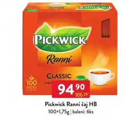 Qanto Pickwick Ranní čaj nabídka