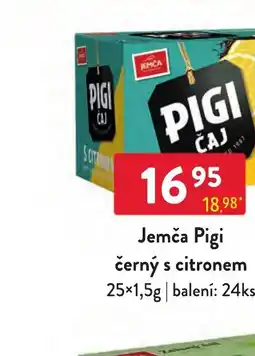 Qanto Jemča Pigi černý s citronem nabídka