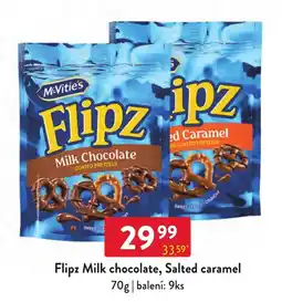 Qanto McVitie's Flipz Milk chocolate, Salted caramel nabídka