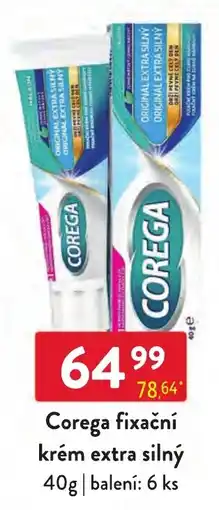 Qanto Corega fixační krém extra silný nabídka
