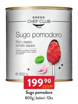Qanto Chef club sugo pomodoro nabídka