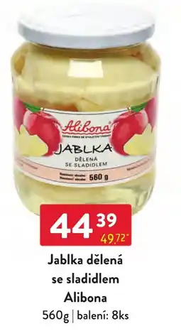 Qanto Alibona jablka dělená se sladidlem nabídka