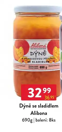 Qanto Alibona dýně se sladidlem nabídka