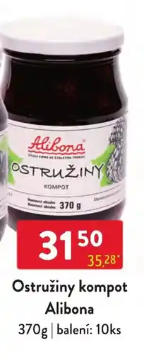 Qanto Alibona ostružiny kompot nabídka