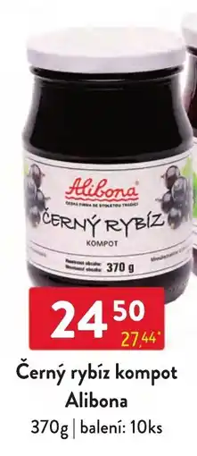 Qanto Alibona černý rybíz kompot nabídka