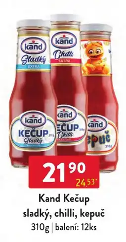 Qanto Kand Kečup sladký, chilli, kepuč nabídka