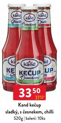 Qanto Kand kečup sladký s česnekem chilli nabídka