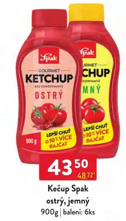 Qanto Spack kečup ostrý, jemný nabídka