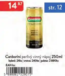 Qanto Canborini perlivý vinný nápoj nabídka