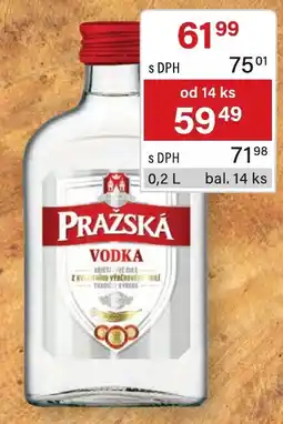 Qanto Pražská vodka nabídka