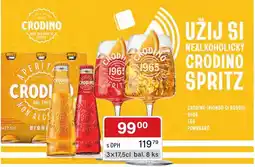 Qanto Crodino nealkoholický spritz nabídka
